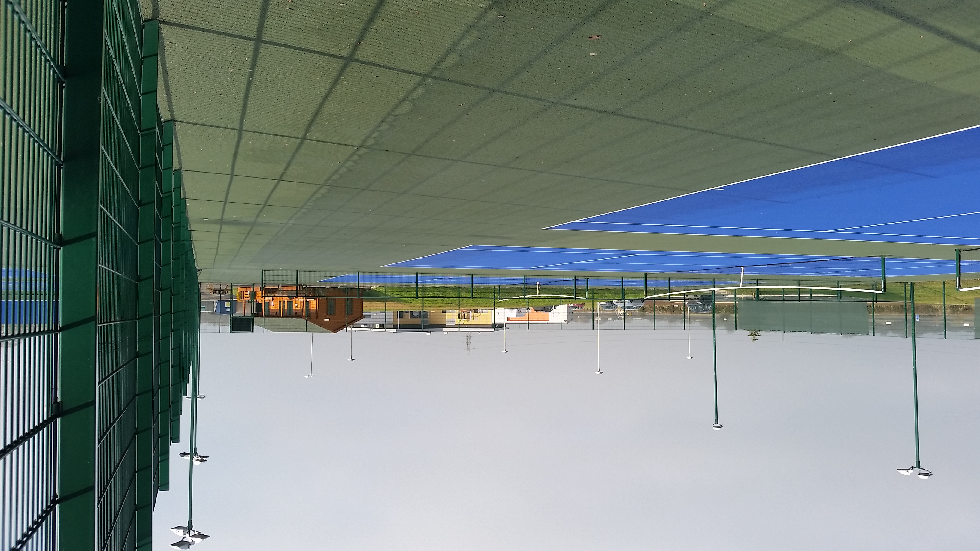 8 tennis courts.