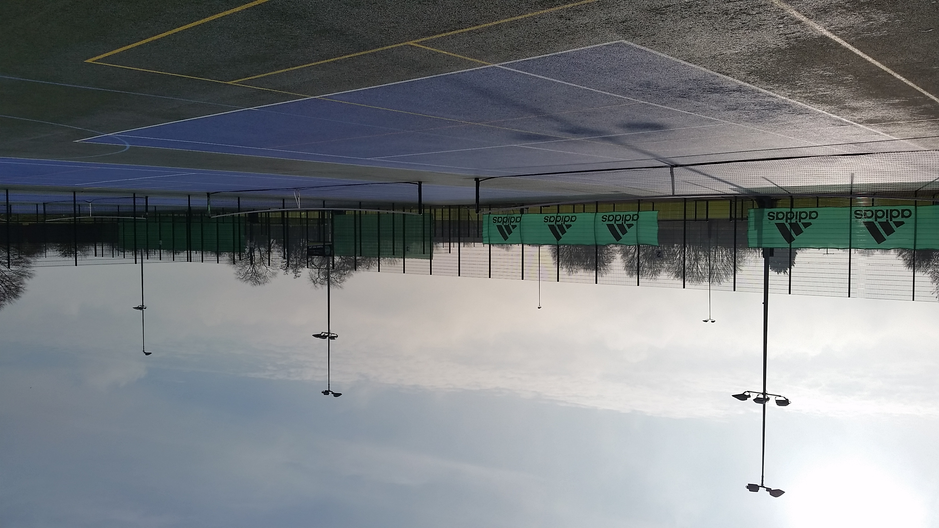 8 tennis courts.